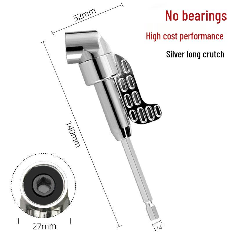 GeiBei 105° Bend Screwdriver Direction Changer with Hex Shank for Electric Drills