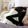 Latest Cute Evan Peters TV Actor Soft Flannel Blankets,Throw Blanket Comfortable Blanket for Picnic Beds Sofa Home Bedroom 013