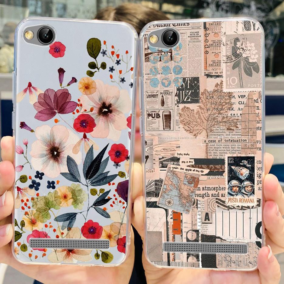 For Xiaomi Redmi 5A Case Redmi 4A Stylish Painted Cover Soft Slim Phone Case For Xiaomi Redmi 4A 5A Redmi5A Back Cover TPU Funda