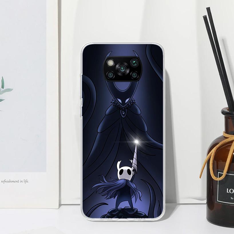 Hollow Knight Cartoon Phone Case For Xiaomi Poco X7 X6 X5 M7 M8 Pro F7 Ultra Redmi 15C 15 13C 13 12C 12 10 10C 10A Art Fundas Po