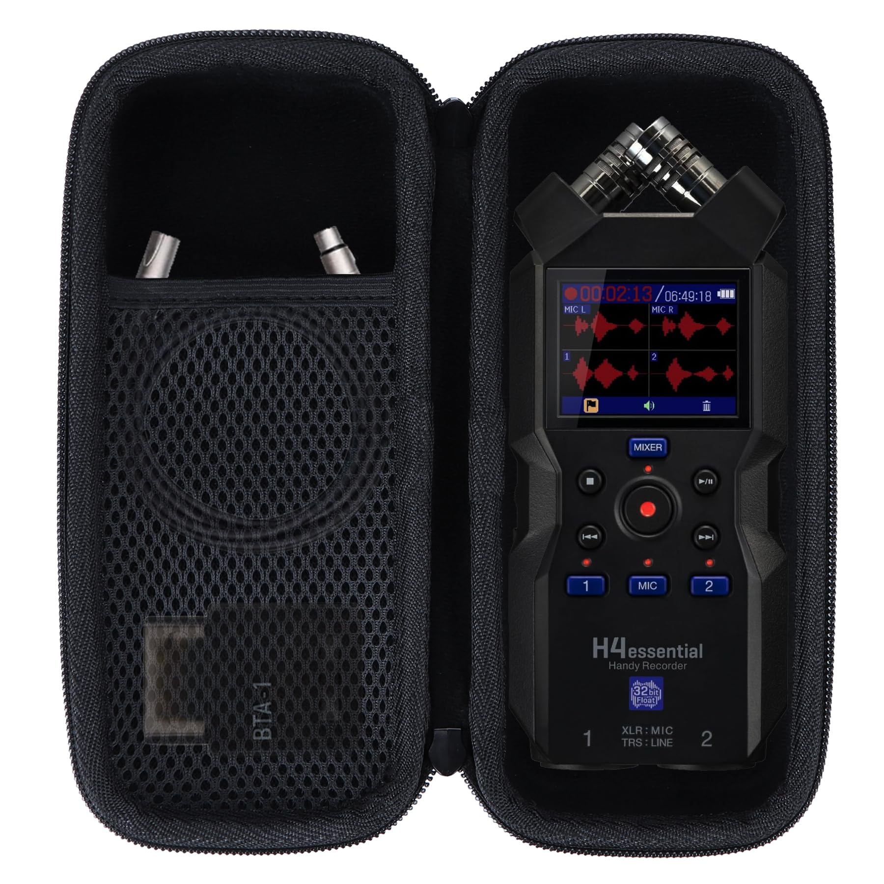 

Lebakort Storage Case Compatible with Zoom H4 Essential Handheld Recorder