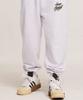 CREAM SODA LAB Human Highlight Logo Jogger Pants Light Gray Yellow