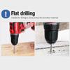 21V Brushless Electric Drill 3/8 Inches Cordless Screwdriver Rechargeable Home Power Tool with 2000mAh Battery & Drill Bit