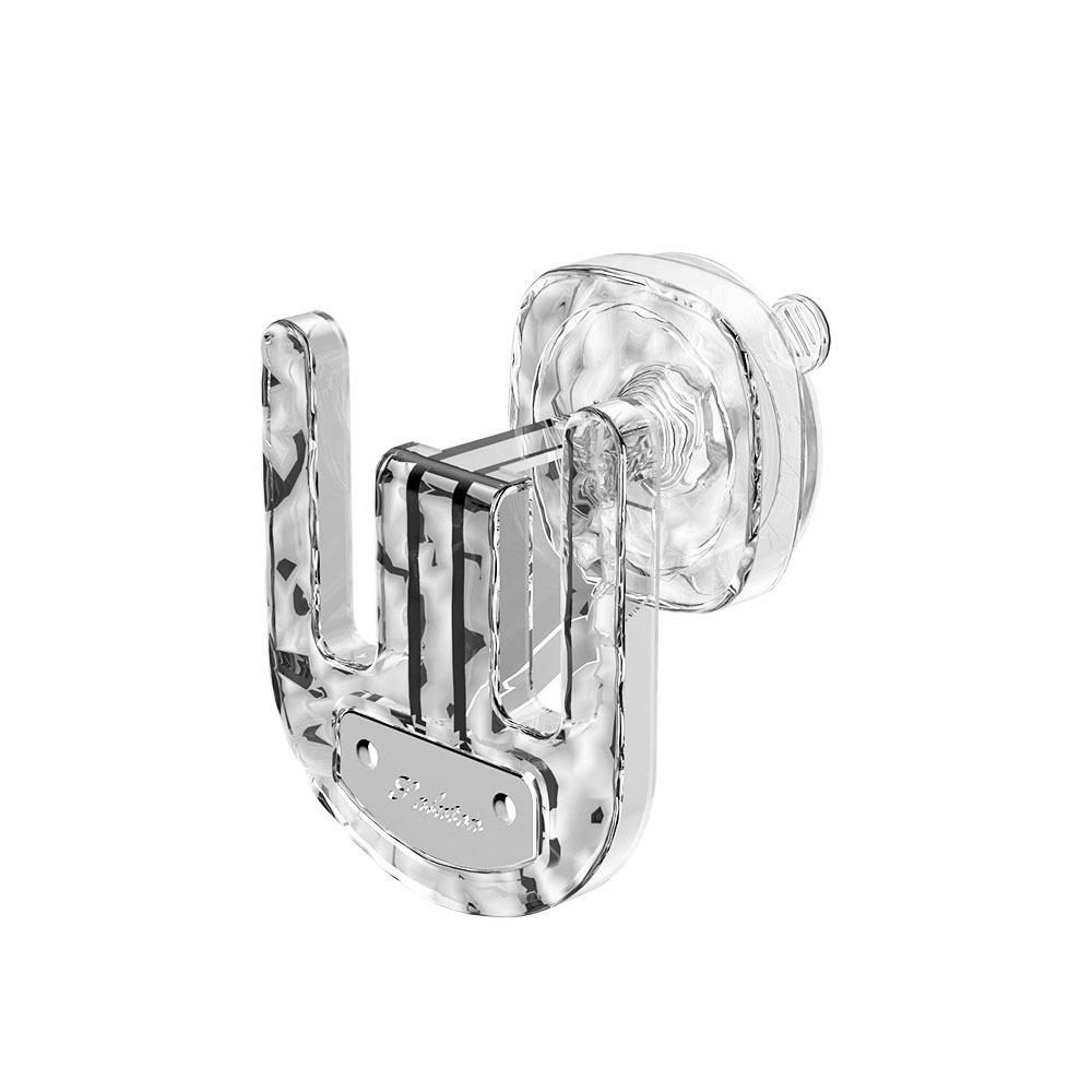 

Wall-Mounted Bathroom Storage Hook Punch-Free Drying Hanger for Sandal Slippers Shoes прозорий