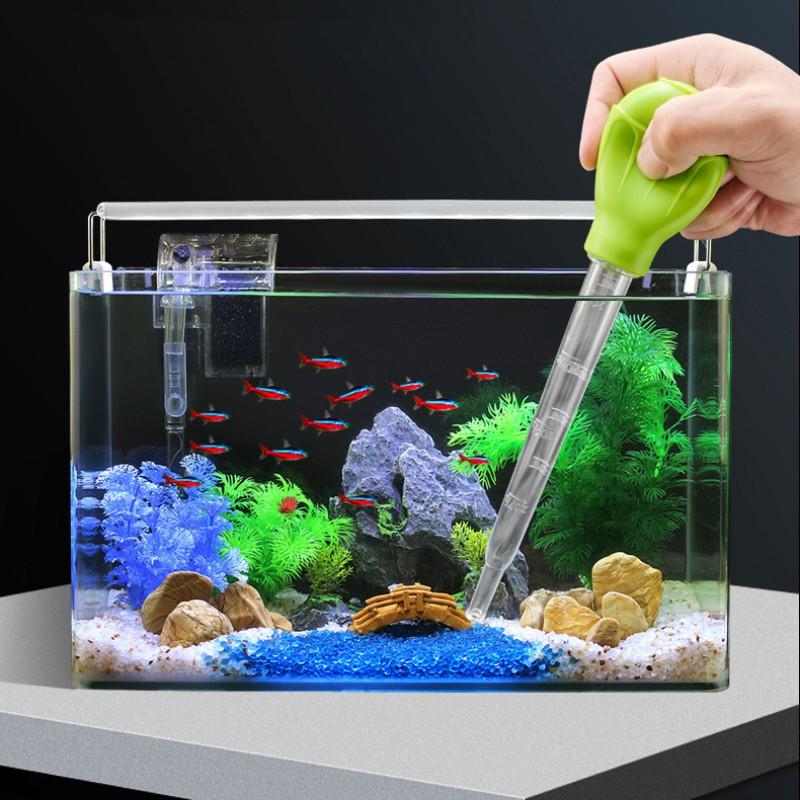 Lengthen Pipettes Aquarium Siphon Fish Tank Vacuum Cleaner Simple Cleaning Tool for Aquarium Water Changer