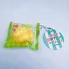 Japanischer Stil Brot Kapselspielzeug Langsam aufsteigend Squishy Beutel Bäckerei Quetsch Simulation Essen Stressabbau Schlüsselanhänger für Gashapon