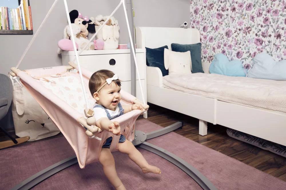 Baby swing Baby Pastel pink - pinkyphant
