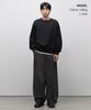 MUSINSA STANDARD Double Knit One-Tuck Wide Lounge Sweatpants [Dark Gray]