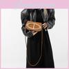 Trendy Fashionable Women's Saddle Bag Stylish Casual Shoulder Bag In Black And Khaki