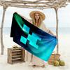 Minecraft Beach Towel Super Soft Microfiber Quickdry Fabric Comfortable Lightweight Perfect for Traveling Yoga Camping and Swimming