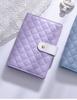 A6 Macaron Handy Notizbuch: PU-Leder Umschlagmappe & Bargeld-Organizer