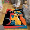 3D Mode Exquisite Malerei Katze Bedruckte Teppiche Wohnzimmer Rutschfeste Bereichsmatte Kinderzimmer Matten Yogamatte Große Teppich Dekoration