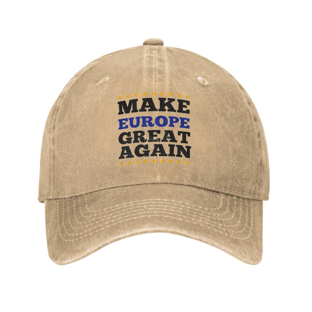 MEGA Make Europe Great Again Baseballová čiapka Slnko Lov Kempovanie Dropshipping Praná Trucker Čiapka Unisex Unisex Štýlová Snapback Čiapka