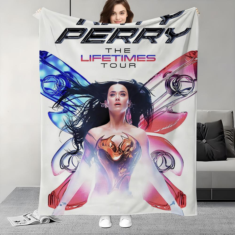 Singer K-Katy P-Perry bandaids Hot Album Blanket Design Lightweight For Dorms, Naps, Living Room, Office,Sofa,All-Season