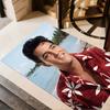 Tapis de sol Iconique d'Elvis Presley Parfait pour Bureau Salles de jeux Salle à manger Entrée Tapis Antidérapant Décor de Bureau Anime Cadeau de Fête de Mariage