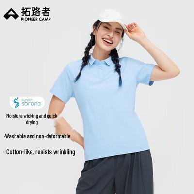 Tuoluzhe Women's Quick-Dry Polo T-Shirt