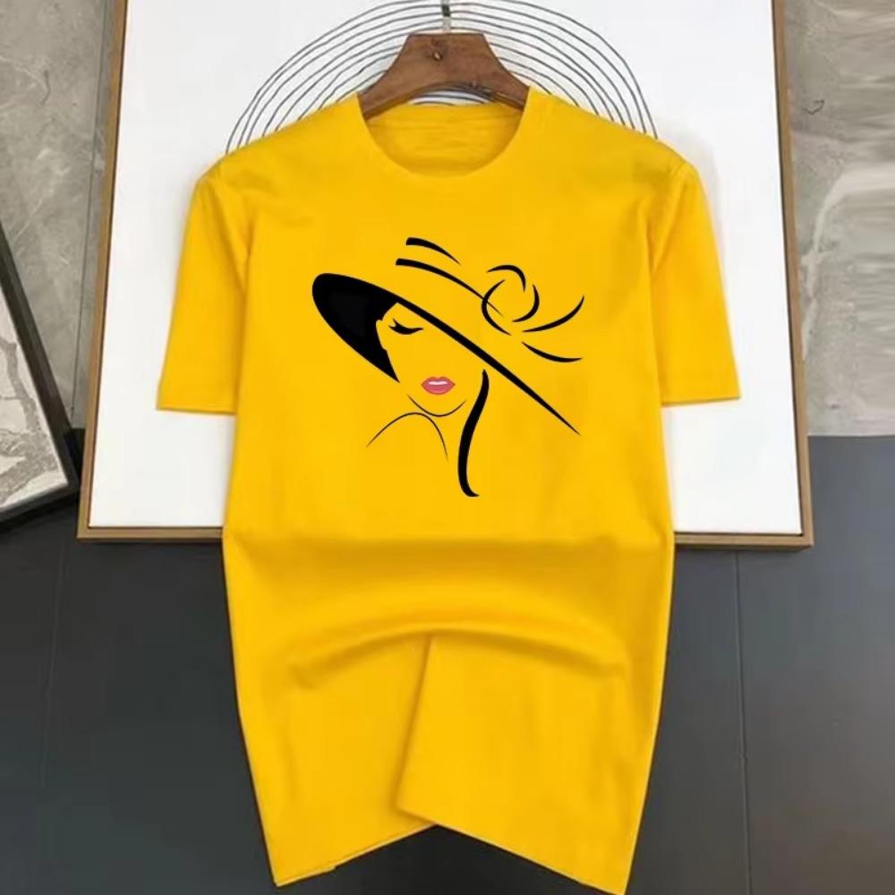 Femei Imprimeu Vară Calitate Înaltă Lux Tricou Bărbați Femei Bumbac Mânecă Scurtă Casual Modă Tricouri Supradimensionate Streetwear