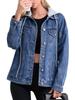 New European and American Style Women's Versatile Denim Jacket - Spring/Autumn Loose Fit