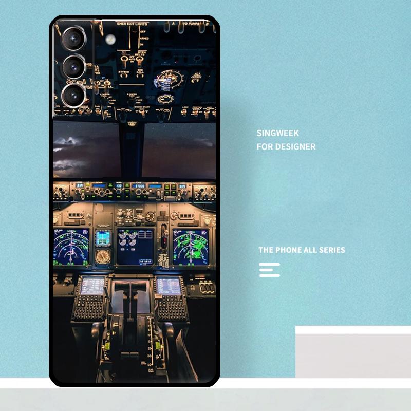 Flight Instruments Case For Samsung Galaxy S25 Ultra S20 S21 S22 S23 S24 Ultra S9 S10 Plus S25 FE Phone Cover