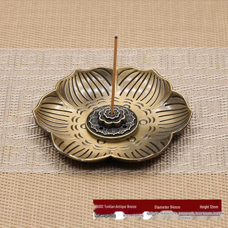 Dual-Use Japanese Ceramic Incense Burner: Club Incense Holder & Backflow Tower Tray