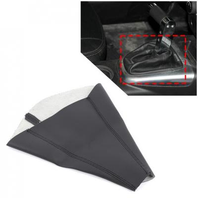 Replacement Black PU Leather Gear Shift Boot Cover For Hummer H3 2005-2011