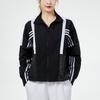 Adidas Sports Running Training Wear-Resistant Casual Hooded Jacket Women Jackets Black H09730
