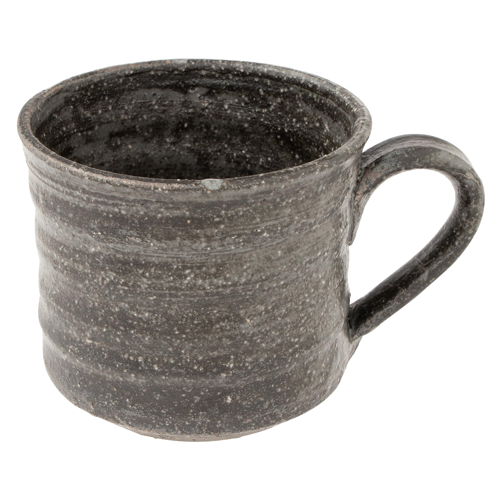 

Marui Seito Shigaraki Ware Hechimon Mug, Large, 370ml Capacity, Black Steel, Black, 3-4451