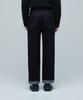 Musinsa Standard One-Tuck Loose Tapered Denim Pants [Deep Indigo]