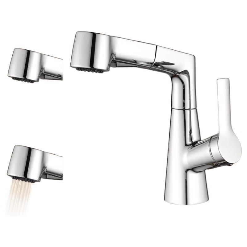 TLXT Bathroom Basin Pull-Out Faucet