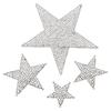LEDMOMO Car Sticker Star Shaped Rhinestone Set of 4 Glitter