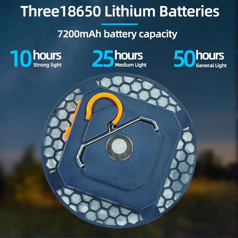 Multifunctional Camping Lights Outdoor Magnetic Suction Tent Lanterns Maintenance Emergency Rechargeable Lamp Outdoor Lights