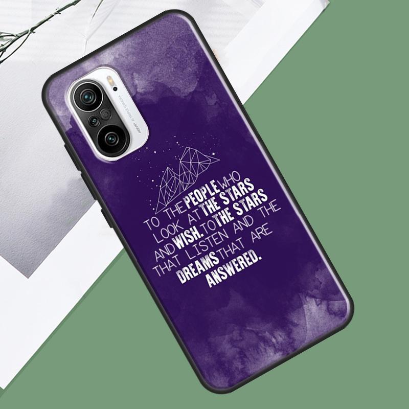 A Court Of Mist And Fury For POCO X5 X3 F5 Pro F4 X4 GT M5s C40 F3 Phone Case For Xiaomi 12T 11T Pro 12 13 Lite 12X