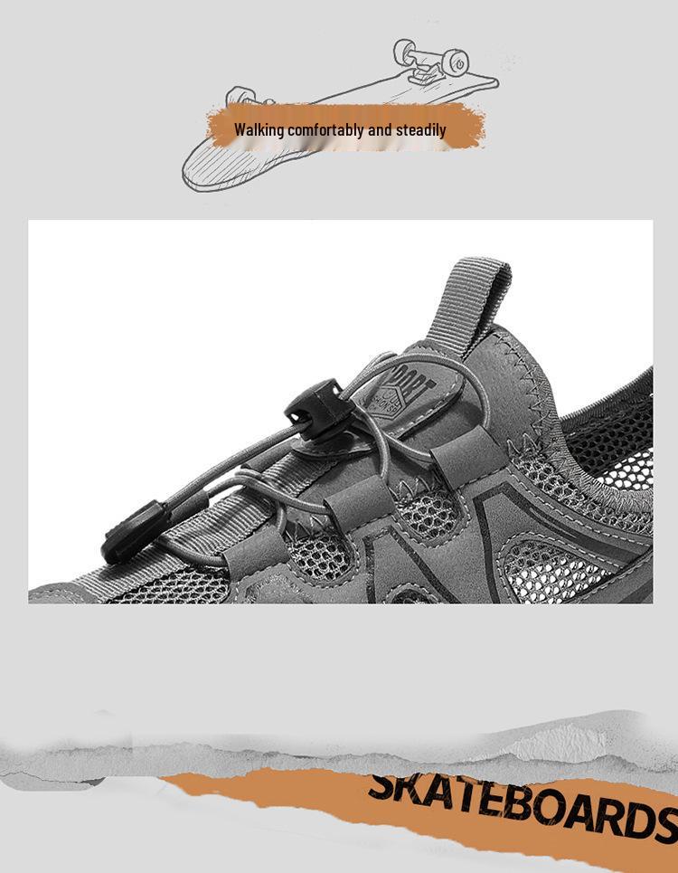 Men's Breathable Non-slip Sports and Work Shoes - Light Mesh Casual Footwear