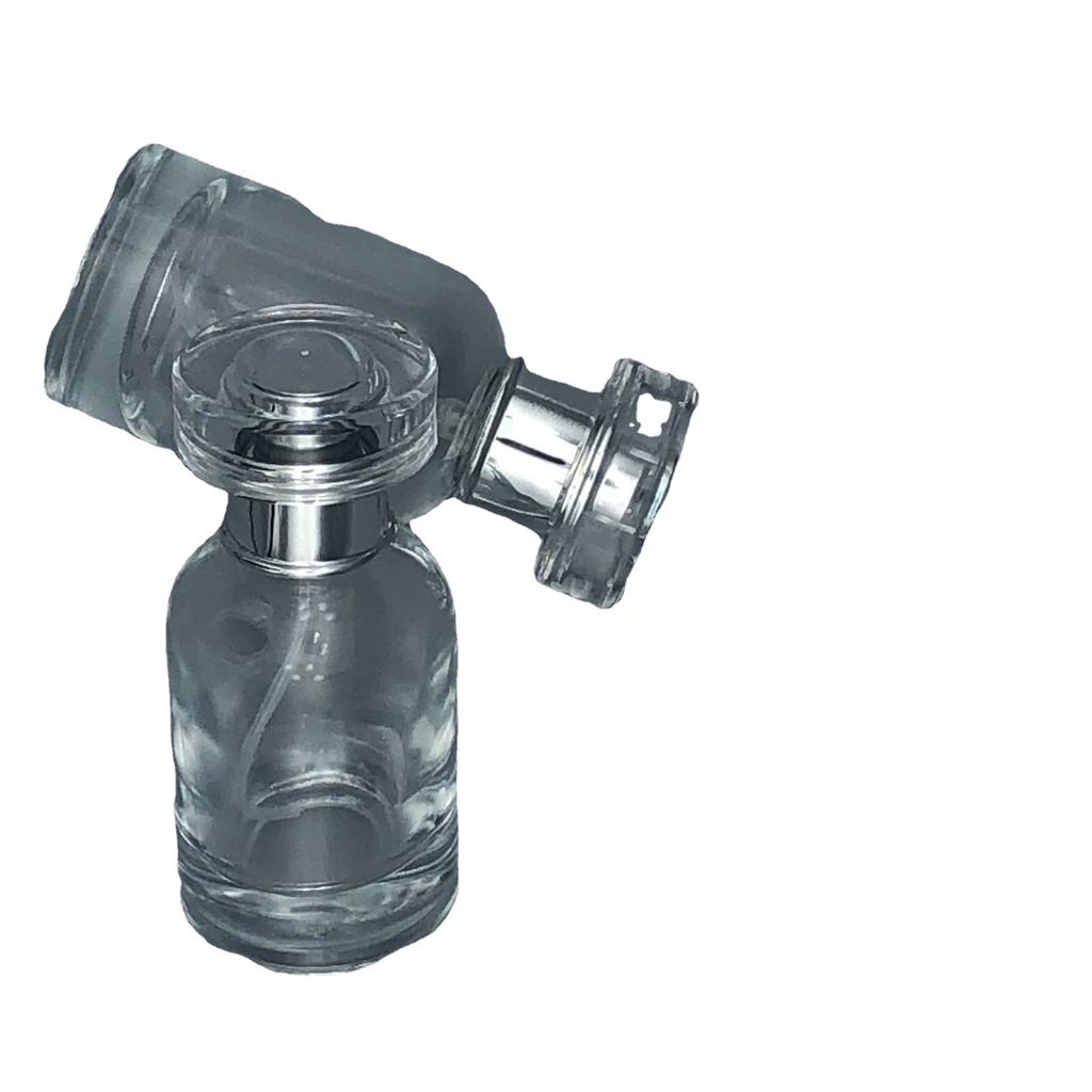 30ML Premium Perfume Bottle with Silver Round Lid Portable Perfumes Dispenser Bottle Cosmetic Spray Bottle Glass Bottles Water