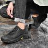 Pánské outdoorové boty 2025 podzim a zima nové sportovní a volnočasové boty s taškou, kulatou špičkou, silnou podrážkou, prodyšné, protiskluzové, horolezecké boty velké velikosti