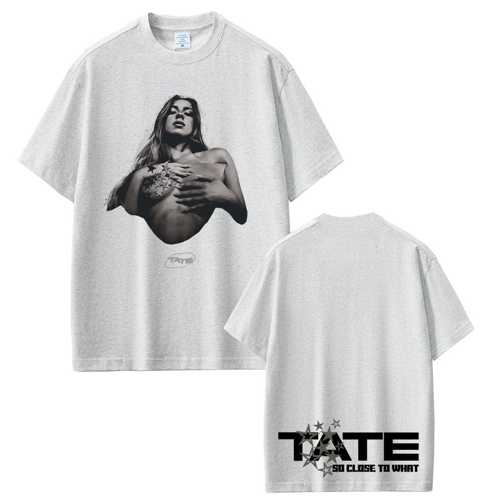 Tate Mcrae Graphic Tshirts Music Album So Close To What Miss Possessive World Tour T Shirts Unisex Fashion Trend Tshirt