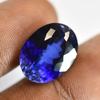 Natural Blue Tanzanite Loose Gemstone 15 Ct Oval Cut for Jewelry Making and Gem Collections