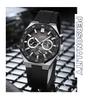 CURREN 8489 Men's Waterproof Six-Hand Quartz Sports Watch with Calendar Strap