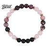 Elegant Simple Bracelet Natural Stone Beaded Bracelets Semi-Precious Gemstones Wear-resistant
