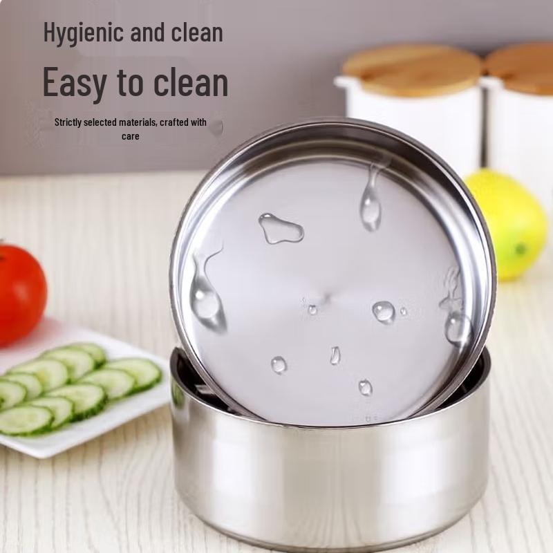 SIFAR 304 Stainless Steel Multi-Layer Thermal Lunch Box with Handle