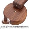 Natürliches Walnussholz Religiöses Stehkreuz Ornament mit abnehmbarem magnetischem Ständer Kirche Zuhause Ostern Glaube Handwerk