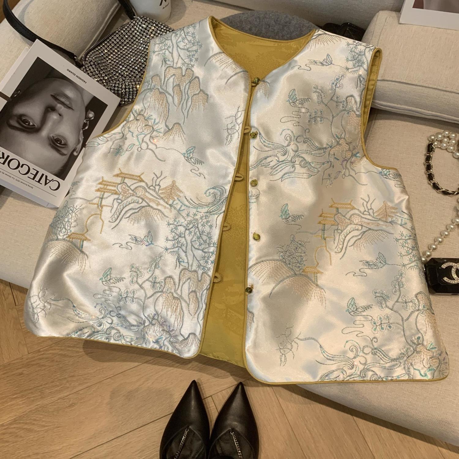 

Модный жилет 2025 ранняя весна новый универсальный маленький мужской темперамент многослойный топ 3XL (recommended 138-75kg)