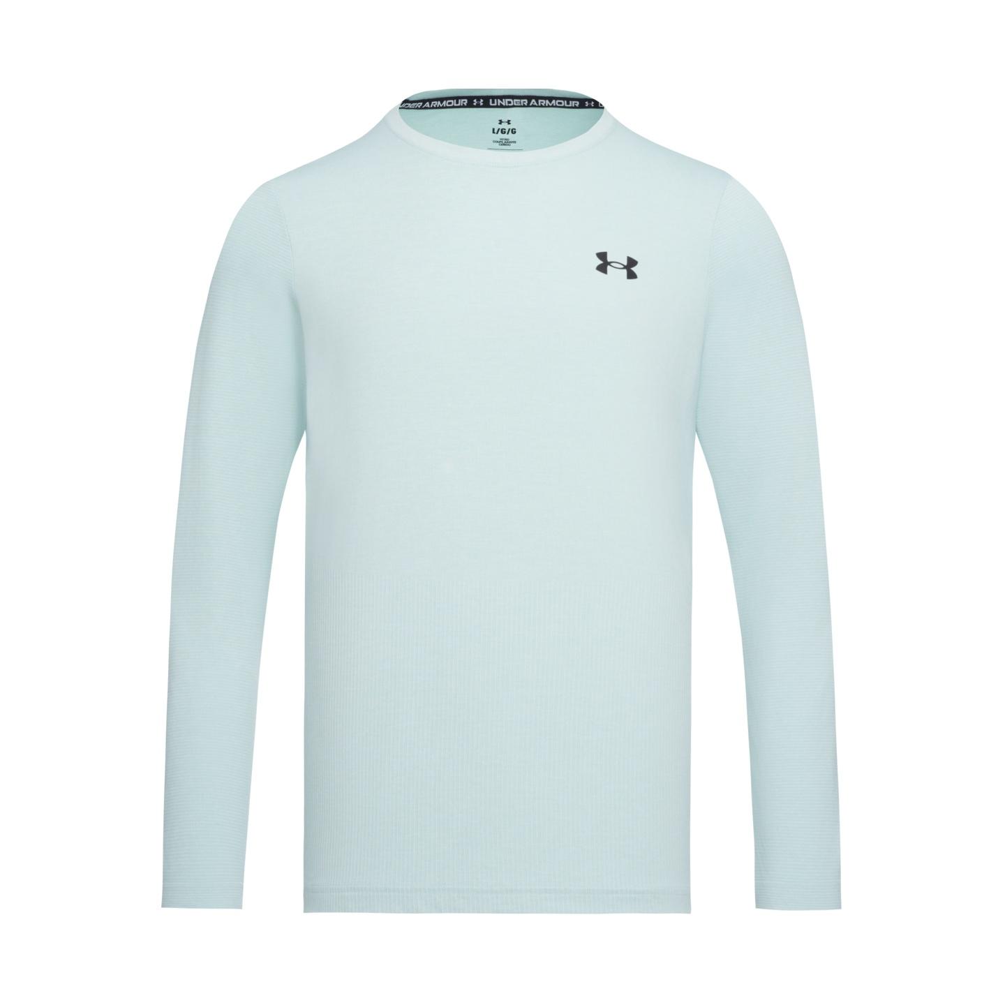 

Under Armour SS26 Vanish Elite Seamless Lightweight Training Fitness Running Solid Classic Versatile Knitted Long Sleeve T-Shirt Men tops 6010587-477 M