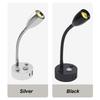 12v 24v Led Reading Wall Light Lamp Campervan Lights Rv Sconce Touch Control Rotating Spotlight For Truck Boats Bedside Flexible