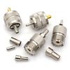 Javino SO239 Connector PL259 Male Female Plug Crimp Coax Adapter SO239 PL-259 RF Connector for LMR195 RG58 RG142