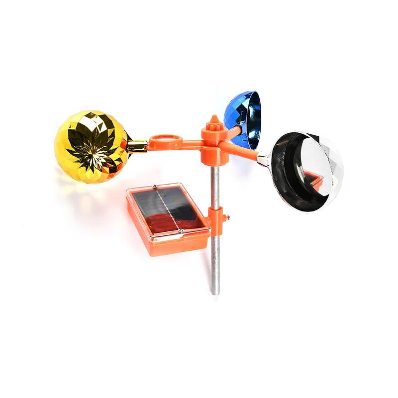 Solar Bird Repeller Waterproof Solar Energy Bird Repelling Device 360 Degree Rotating Reflector Farm Orchard Bird Scaring Device