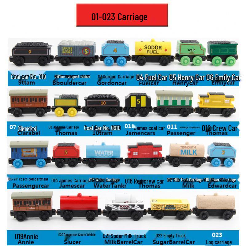 Magnetic Thomas the Tank Engine Wooden Train Set with Cake Party Decorations