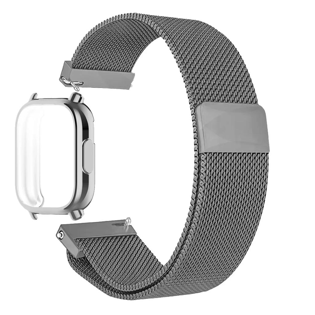 Case+Milanese Strap For Redmi Watch 5 Active Band TPU Soft Case Screen Protector For Redmi Watch 5 Lite Metal Magnetic Watchband