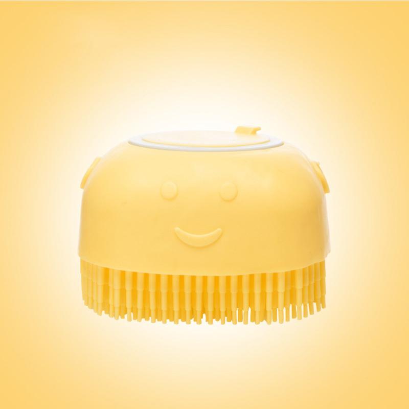 

Щетка для ванны 1 шт., массажная щетка для ванны для кошек и собак, чистящие средства для домашних животных, чистящие средства для шерсти, чистящие средства для лап жёлтый