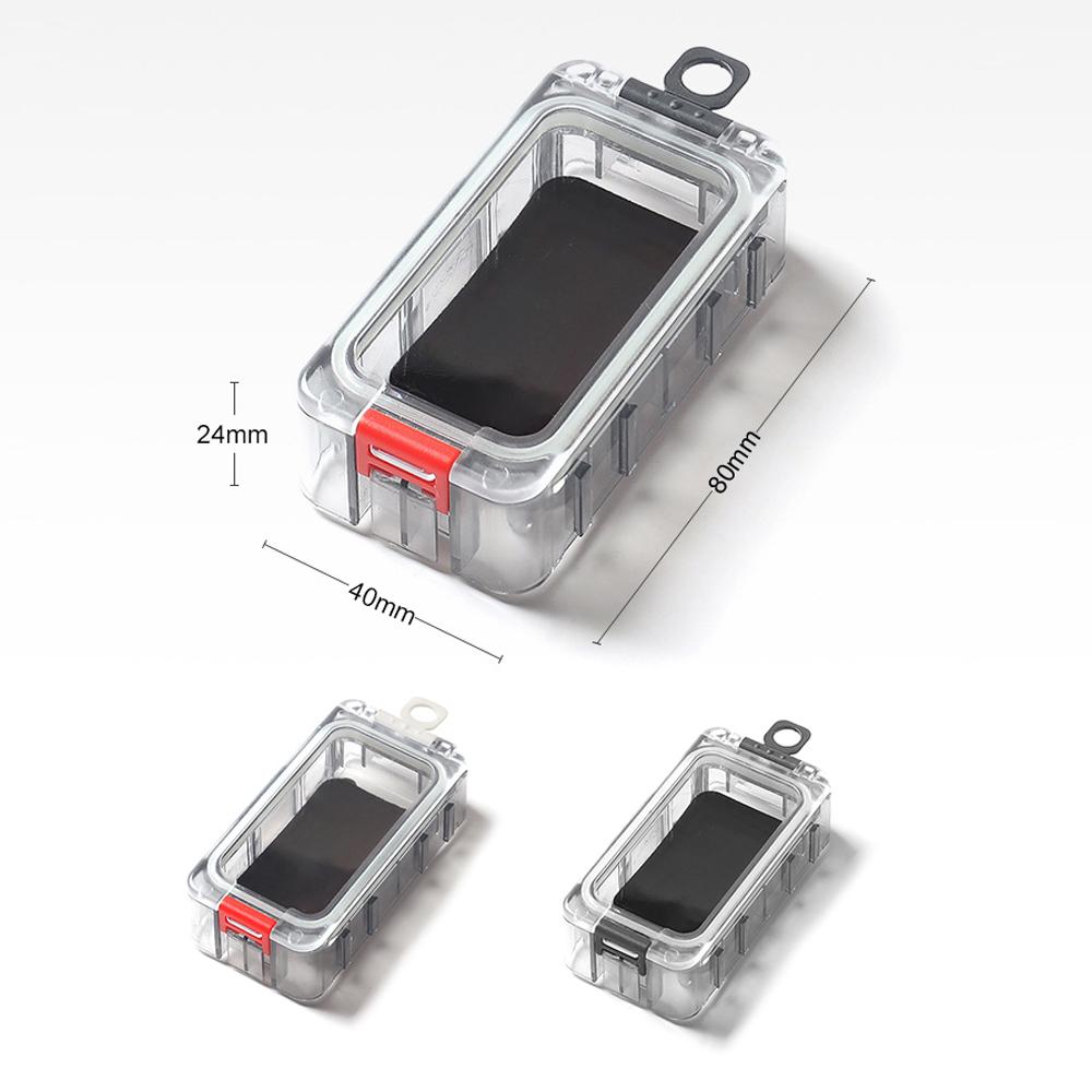 6 Stück Outdoor Angelköder Aufbewahrungsbox Set Nachleuchtend Zusammensteckbar Fischköderbox Magnetisch Wasserdicht